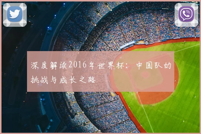 深度解读2016年世界杯：中国队的挑战与成长之路
