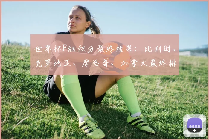 世界杯F组积分最终结果:比利时、克罗地亚、摩洛哥、加拿大最终排名